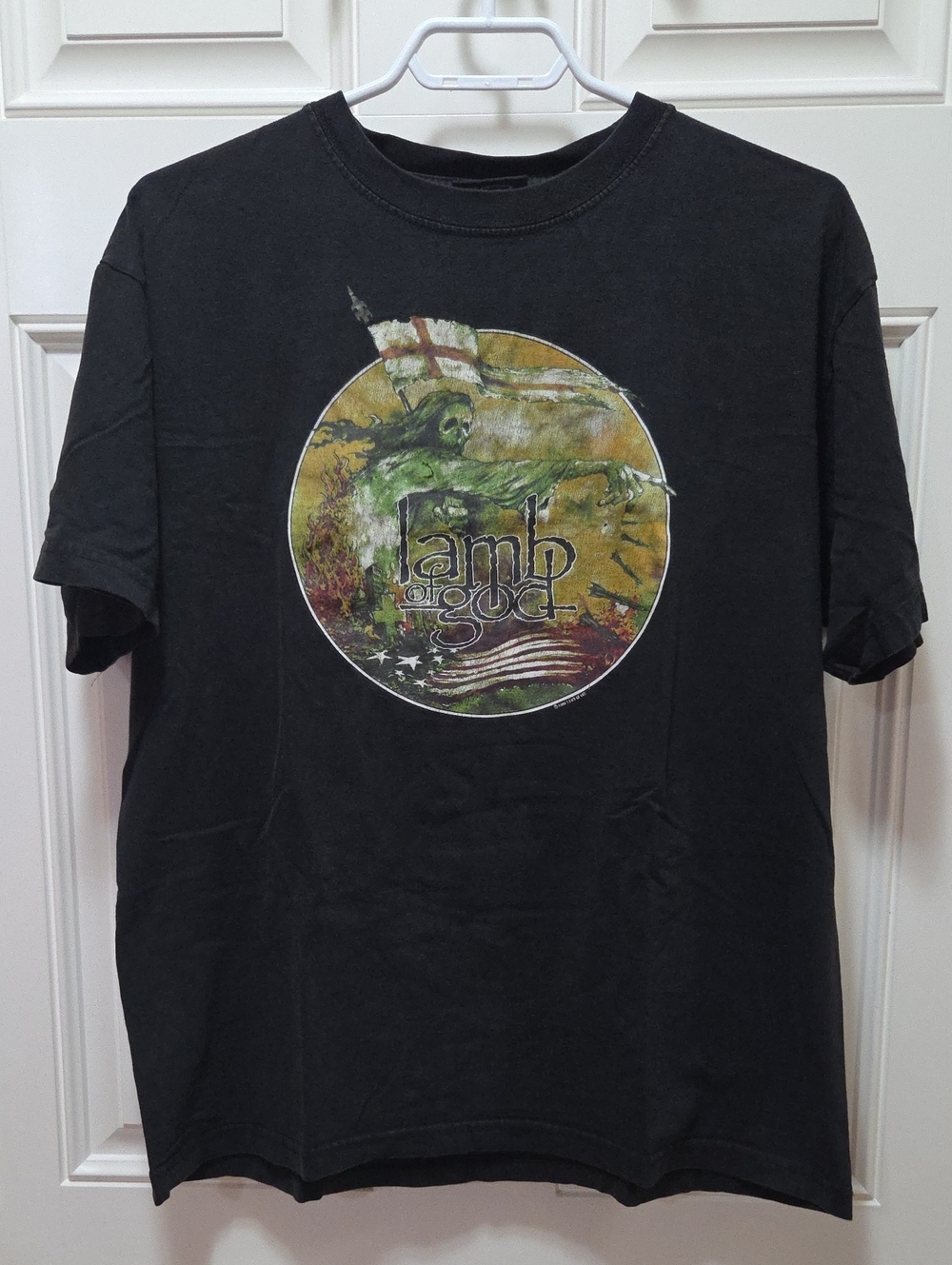 Black Lamb Of God Graphic Band T-Shirt